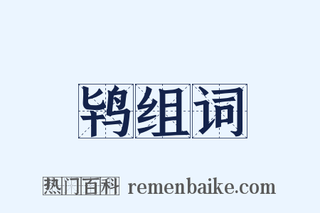 鸨组词是什么意思的图片